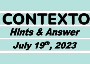 Daily Contexto 304 - July 19th 2023