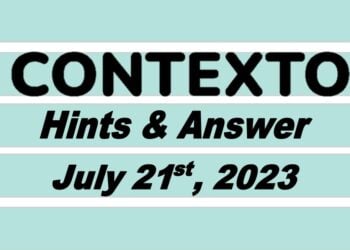 Daily Contexto 306 - July 21st 2023