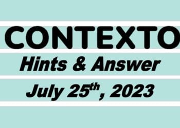 Daily Contexto 310 - July 25th 2023