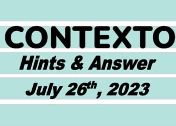 Daily Contexto 311 - July 26th 2023