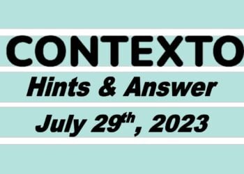Daily Contexto 314 - July 29th 2023