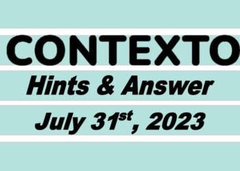 Daily Contexto 316 - July 31st 2023