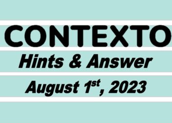 Daily Contexto 317 - August 1st 2023