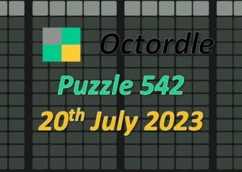 Daily Octordle 542 - July 20th 2023