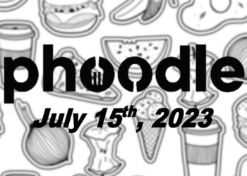 Daily Phoodle - 15th July 2023