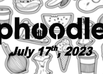 Daily Phoodle - 17th July 2023