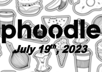 Daily Phoodle - 19th July 2023