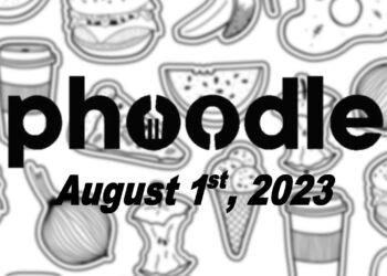 Daily Phoodle - 1st August 2023