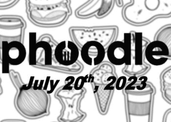 Daily Phoodle - 20th July 2023