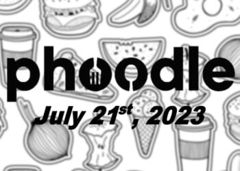 Daily Phoodle - 21st July 2023