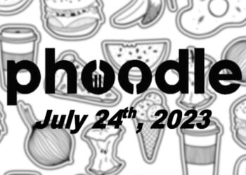 Daily Phoodle - 24th July 2023