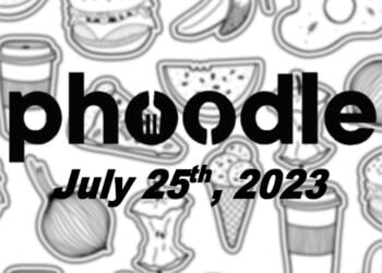 Daily Phoodle - 25th July 2023