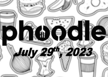 Daily Phoodle - 29th July 2023