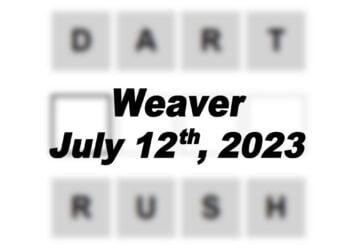 Daily Weaver - 12th July 2023