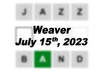 Daily Weaver - 15th July 2023
