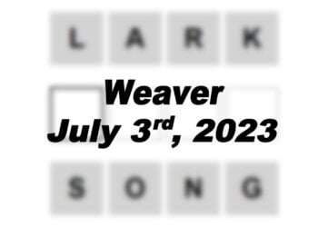 Daily Weaver - 3rd July 2023