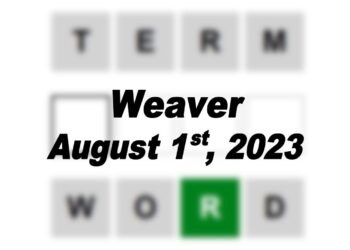 Daily Weaver Answers - 1st August 2023