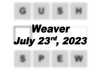 Daily Weaver Answers - 23rd July 2023