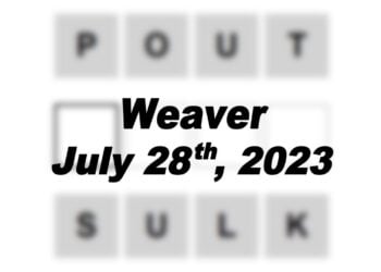 Daily Weaver Answers - 28th July 2023