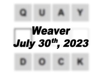 Daily Weaver Answers - 30th July 2023