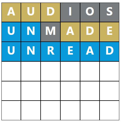 Daily Word Hurdle #1080 Afternoon Answer - 11th July 2023