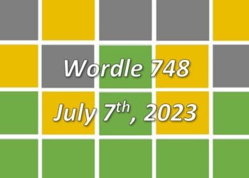 Daily Wordle 748 - 7th July 2023