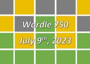 Daily Wordle 750 - 9th July 2023