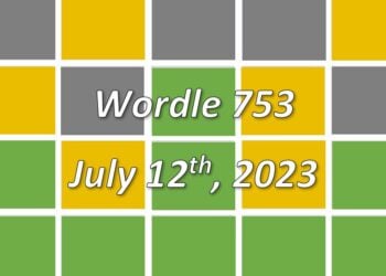 Daily Wordle 753 - 12th July 2023