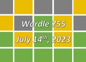 Daily Wordle 755 - 14th July 2023
