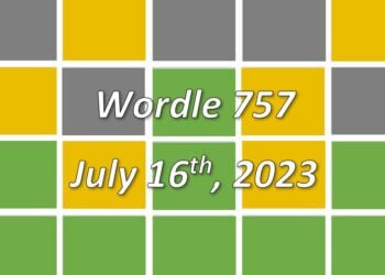 Daily Wordle 757 - 16th July 2023