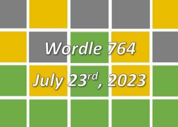 Daily Wordle 764 - 23rd July 2023