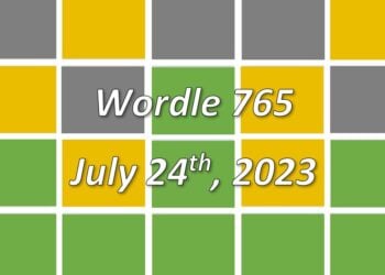 Daily Wordle 765 - 24th July 2023