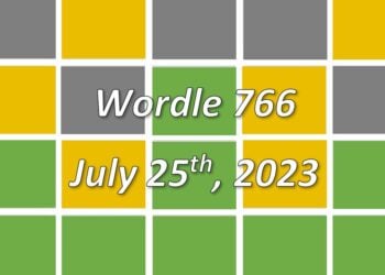Daily Wordle 766 - 25th July 2023