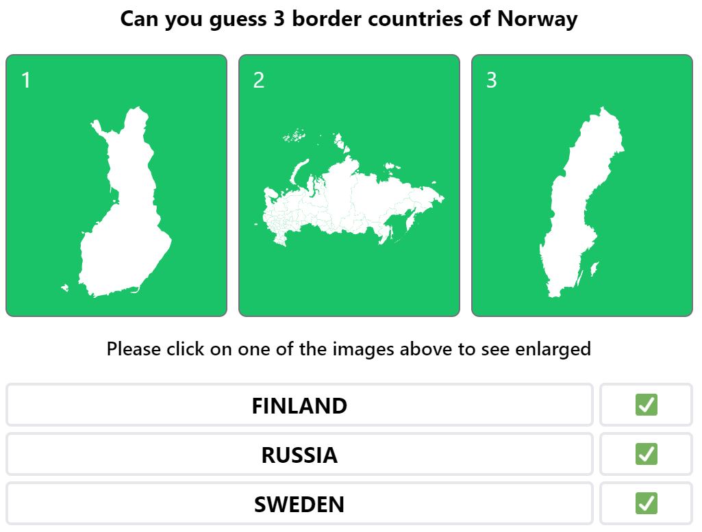 Daily Worldle 535 Bonus Neighbouring Countries Answers - July 10th 2022