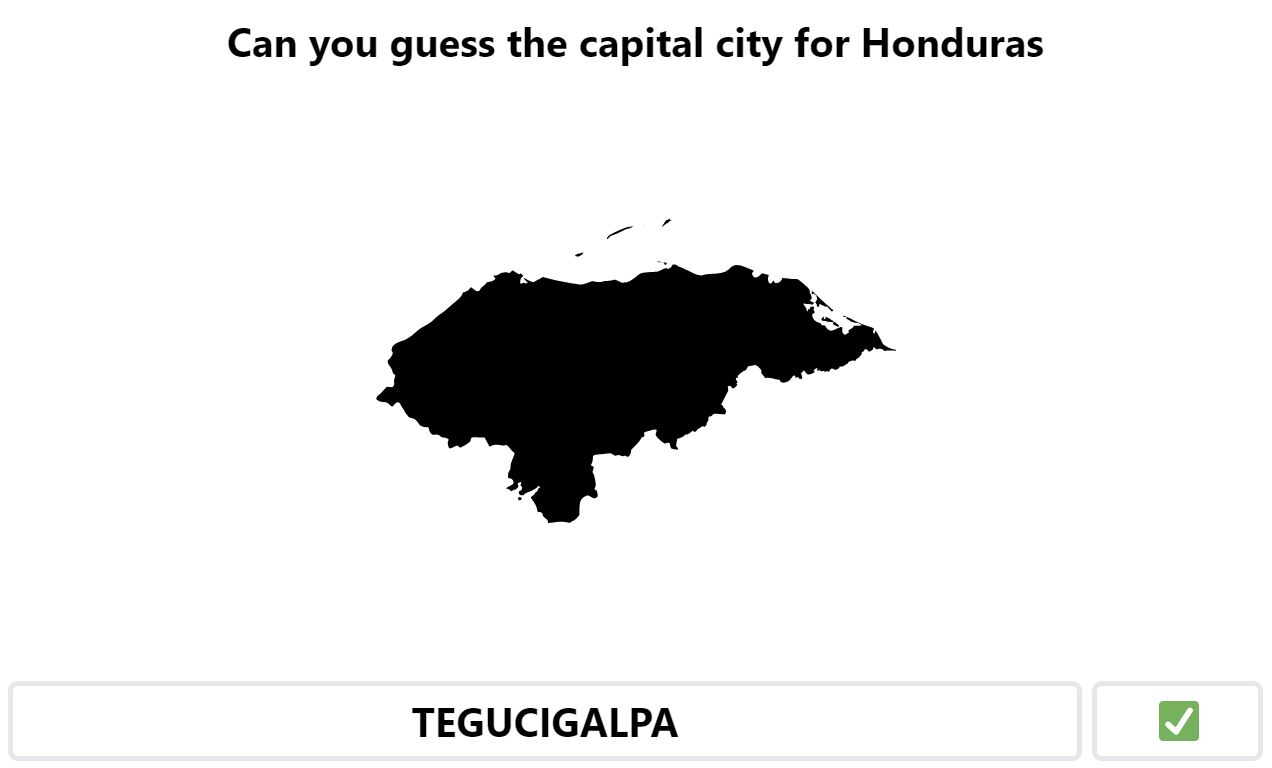 Daily Worldle 537 Bonus Capital City - July 12th 2023