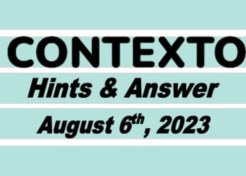Daily Contexto 322 - August 6th 2023