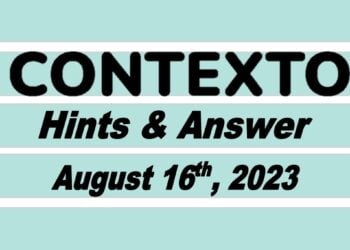 Daily Contexto 332 - August 16th 2023