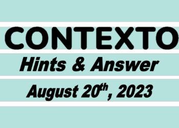 Daily Contexto 336 - August 20th 2023