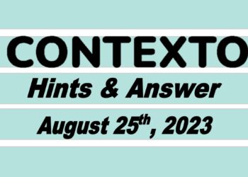 Daily Contexto 341 - August 25th 2023