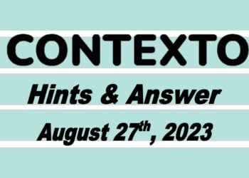 Daily Contexto 343 - August 27th 2023