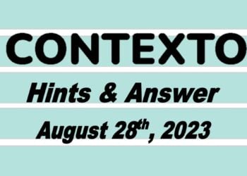 Daily Contexto 344 - August 28th 2023