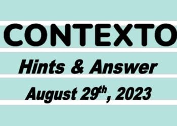 Daily Contexto 345 - August 29th 2023