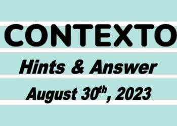 Daily Contexto 346 - August 30th 2023