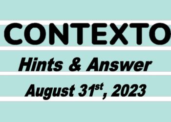 Daily Contexto 347 - August 31st 2023