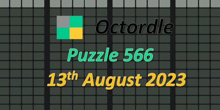 Daily Octordle 566 - August 13th 2023