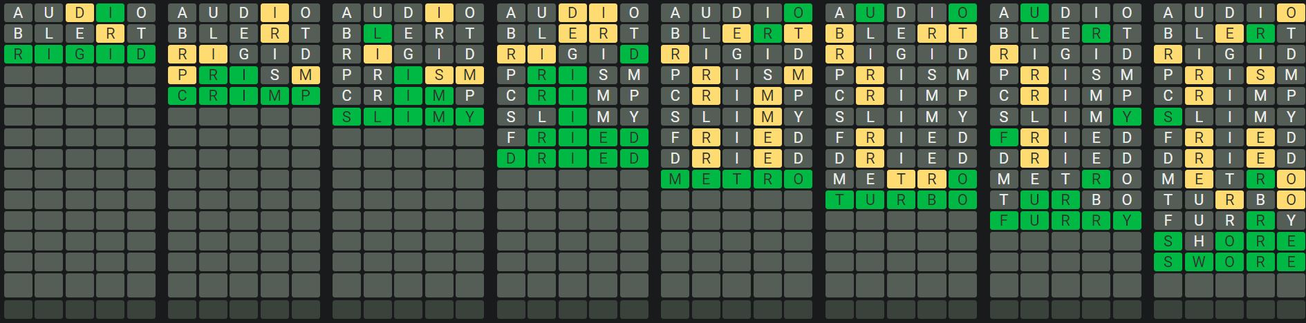 Daily Octordle 566 Rescue Answer - August 13th 2023