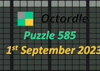 Daily Octordle 585 - September 1st 2023