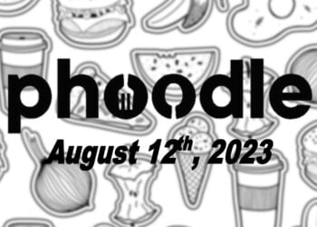 Daily Phoodle - 12th August 2023