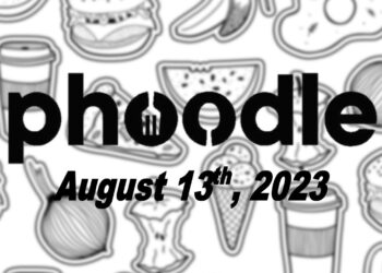 Daily Phoodle - 13th August 2023