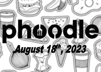 Daily Phoodle - 18th August 2023